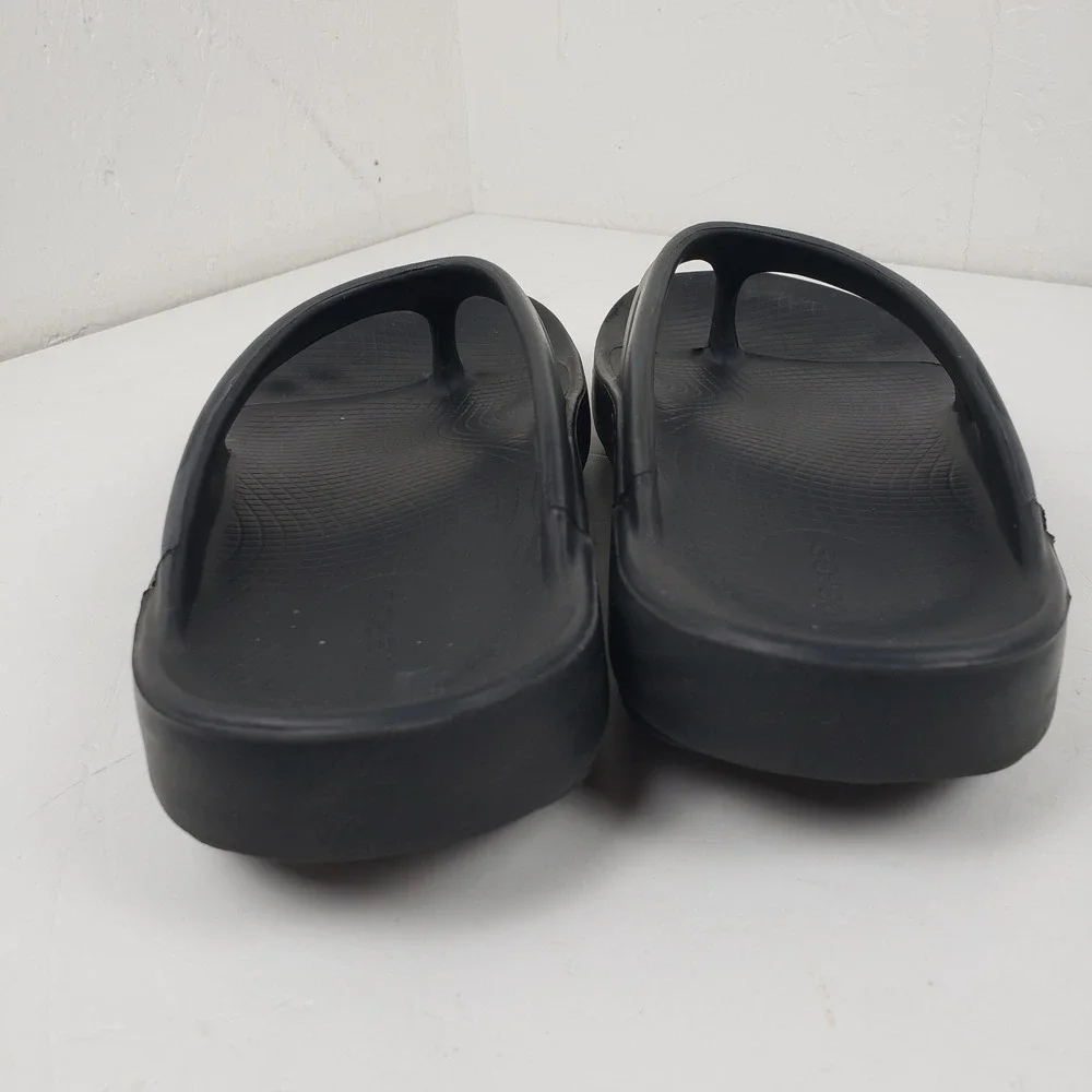 OOFOS OOriginal Sport Recovery Sandals Black Graphite Mens 9 Womens 11 EU 42